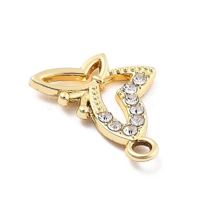 Alloy Rhinestone Pendants FIND-U026-25B-G-1