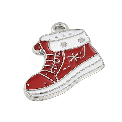 Christmas Theme Alloy Enamel Pendants ENAM-Z020-02B-1