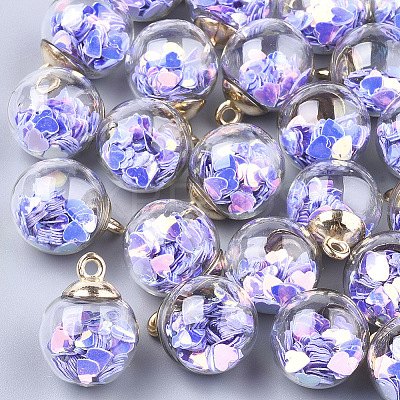 Glass Ball Pendants LS-X-GLAA-T003-07B-1