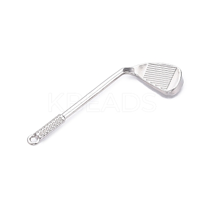 Rack Plating Alloy Big Pendants FIND-N005-68P-1
