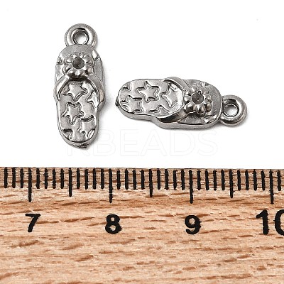 304 Stainless Steel Pendant Rhinestone Settings STAS-B167-08P-1