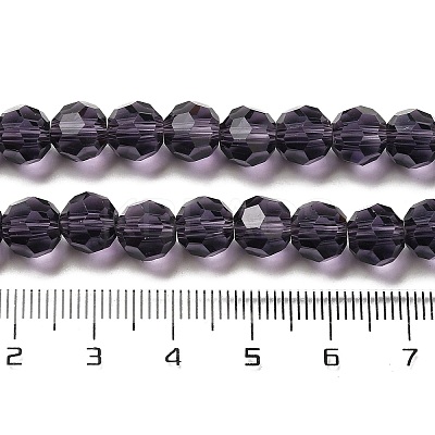 Transparent Glass Beads EGLA-A035-T8mm-D15-1