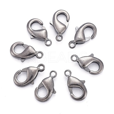 Brass Lobster Claw Clasps KK-901-B-NF-1