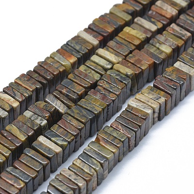 Natural Leopard Skin Jasper Beads Strands G-F631-I06-1