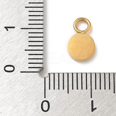 Ion Plating(IP) 304 Stainless Steel Enamel Charms STAS-G351-03G-02-1