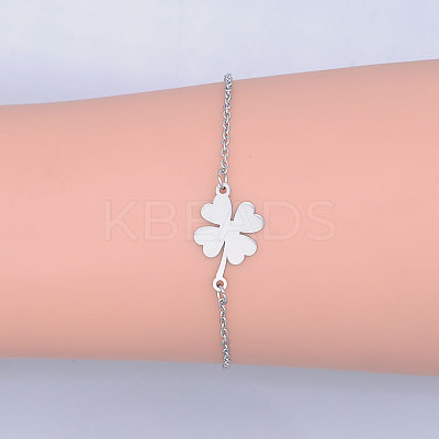 Tarnish Resistant 201 Stainless Steel Link Bracelets BJEW-T011-JN510-1-1