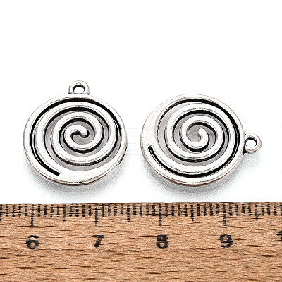 Tibetan Style Alloy Pendants TIBE-N014-17AS-1