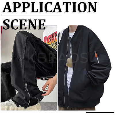 40Pcs 2 Colors PU Leather Zipper Puller FIND-GF0008-33-1