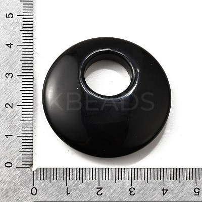 Natural Obsidian Pendants G-F708-05L-1