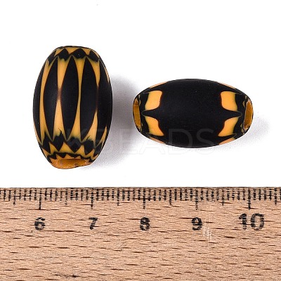 Handmade Millefiori Glass Barrel Beads LA-N002-15C-1