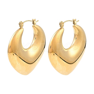 304 Stainless Steel Hoop Earrings for Women EJEW-G358-06G-1