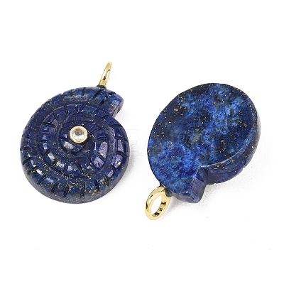 Dyed Natural Lapis Lazuli Pendants G-H353-02G-05-1