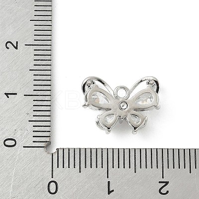 Brass Micro Pave Cubic Zirconia Pendants KK-M326-18A-P-1