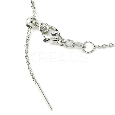 Rack Plating Brass Heart Pendant Necklaces for Women NJEW-G139-01P-1