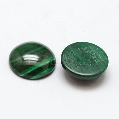 Natural Malachite Cabochons X-G-O146-03E-1