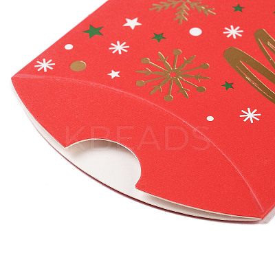 Christmas Theme Paper Pillow Gift Boxes CON-B012-02-1