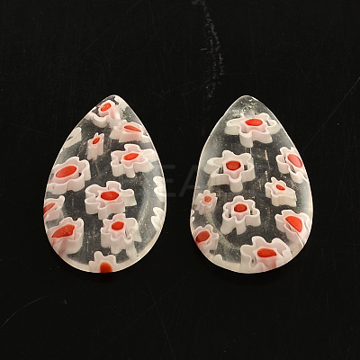 Handmade Millefiori Glass Pendants LK-R006-05-1