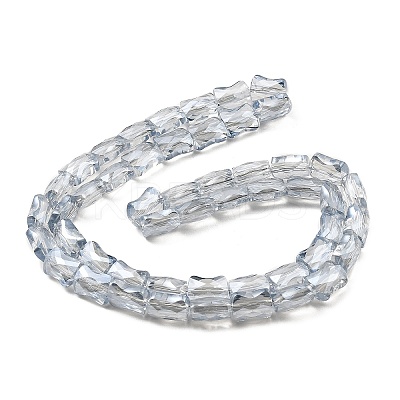 AB Color Plated Transparent Glass Beads Strands EGLA-P051-06A-A03-1