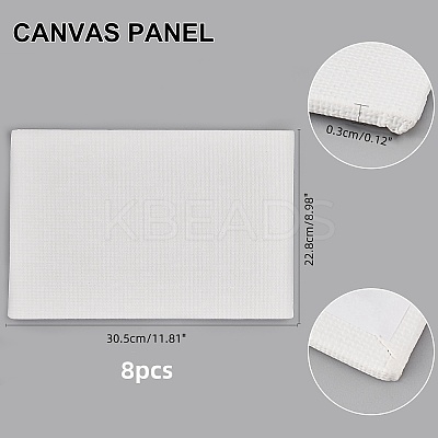 Wood and Cotton Painting Canvas Panels DIY-NB0001-71C-01-1