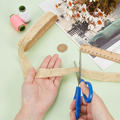 10 Yards Ethnic Style Embroidery Polyester Ribbons OCOR-WH0093-13-1