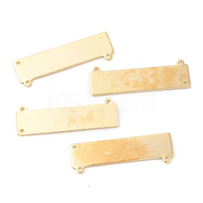 Rack Plating Brass Connector Charms KK-M250-14G-1
