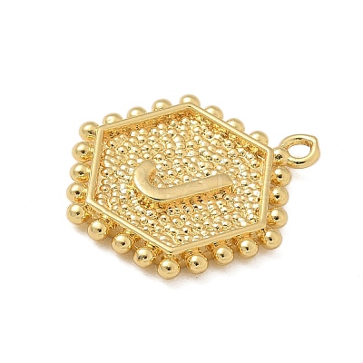Brass Pendants KK-B126-01G-J-1
