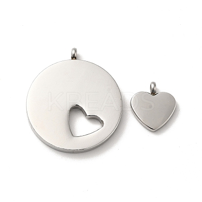 Non-Tarnish 304 Stainless Steel Pendants STAS-M311-03P-1