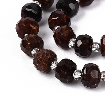 Natural Orange Garnet Beads Strands G-T144-A01-05-1