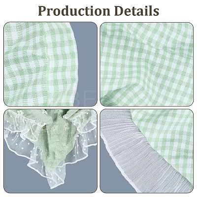 3Pcs 3 Styles Lace Triming Cloth Headbands for Women OHAR-CY0001-18-1