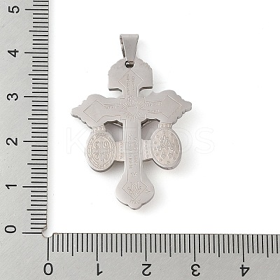 Non-Tarnish 304 Stainless Steel Pendants STAS-C103-02P-02-1