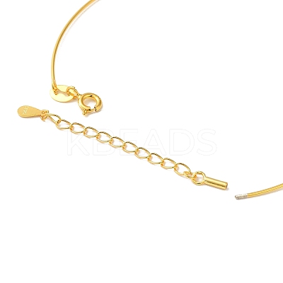 925 Sterling Silver Bangles BJEW-G681-01A-G-1