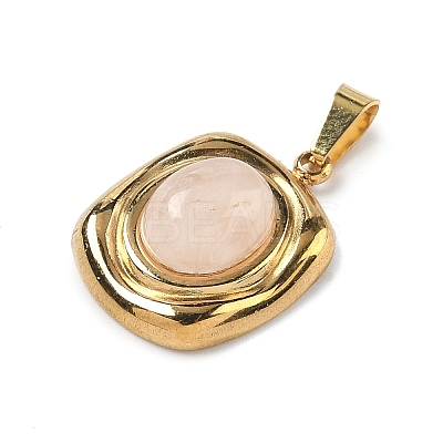 Natural Quartz Crystal Pendants STAS-D209-01G-08-1