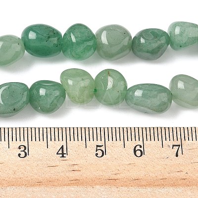 Natural Green Aventurine Beads Strands LS-G-C038-02A-01-1
