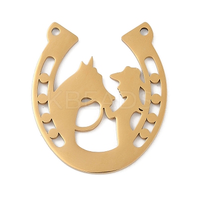 304 Stainless Steel Pendants STAS-L279-025G-1
