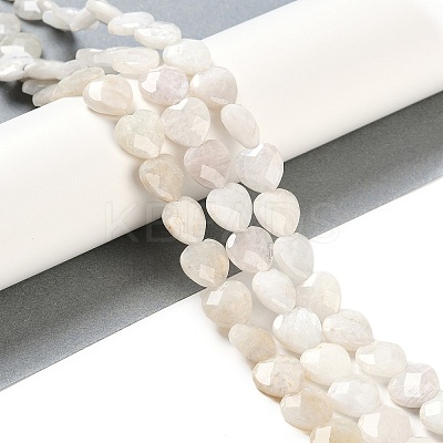 Natural Rainbow Moonstone Beads Strands G-G118-A01-01-1
