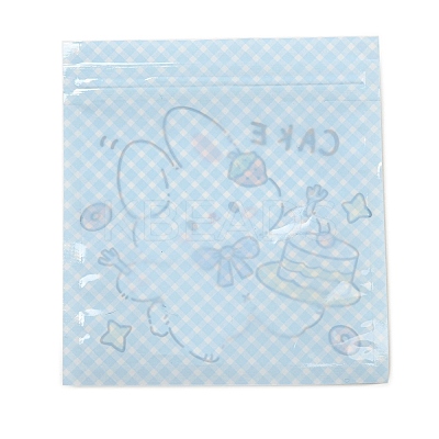 Square Plastic Packaging Resealable Bags OPP-K001-04B-1