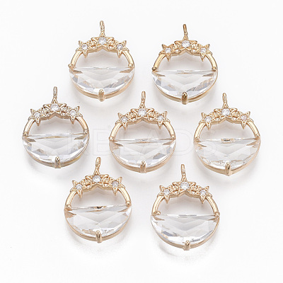 Glass Pendants GLAA-T021-01D-1