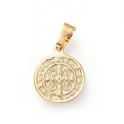PVD Vacuum Plating 304 Stainless Steel Pendants STAS-H458-36G-D-1