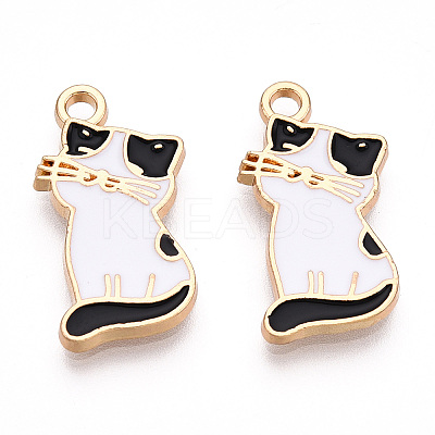 Alloy Enamel Pendants X-PALLOY-N170-030A-NR-1