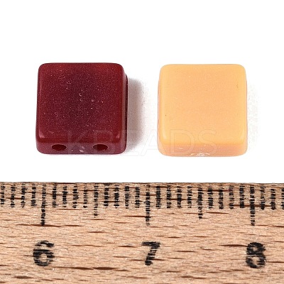 Opaque Acrylic Beads SACR-Q001-02B-M-1