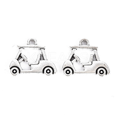 Tibetan Style Alloy Pendants X-TIBE-S323-114AS-RS-1
