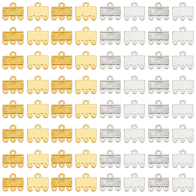 120Pcs 2 Colors Alloy Chandelier Components Links FIND-GO0003-32A-1