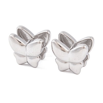 Non-Tarnish 304 Stainless Steel Hoop Earrings for Women EJEW-A049-03P-1