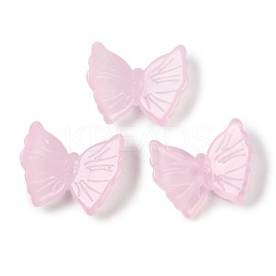 Spray Painted Glass Beads GLAA-Z007-02A-1