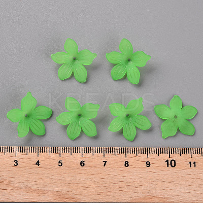 Frosted Acrylic Bead Caps MACR-S371-05A-734-1