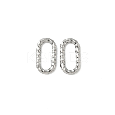 304 Stainless Steel Twisted Linking Rings STAS-L300-006E-P-1