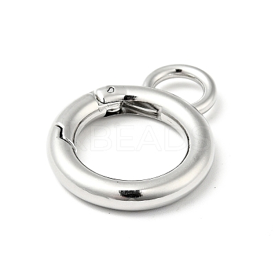 Non-Tarnish 304 Stainless Steel Spring Gate Rings STAS-C056-04P-1