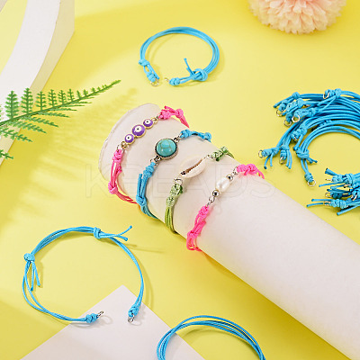 20Pcs Waxed Polyester Cord Bracelet Making AJEW-TAC00089-1