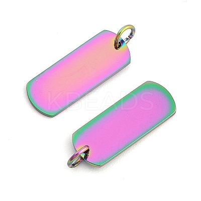 304 Stainless Steel Pendants Ion Plating(IP) STAS-I311-30RC-1