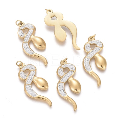316 Surgical Stainless Steel Pendants STAS-H100-59G-1